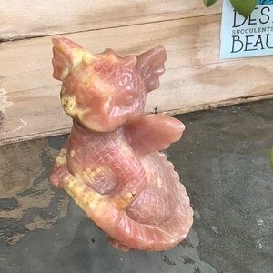 GRASS TOURMALINE HAND CARVED DRAGON